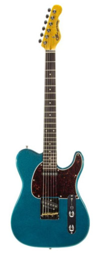 Guitarra eléctrica G&L Tribute Asat Classic Emerald Blue