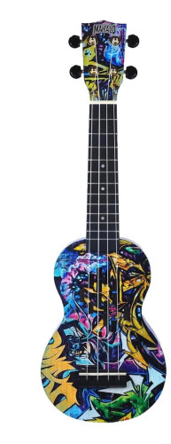 Ukelele MAHALO MA1GR Soprano Grafitti