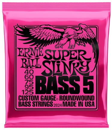 Cuerdas ERNIE BALL Bajo Eléctrico Super Slinky 5c