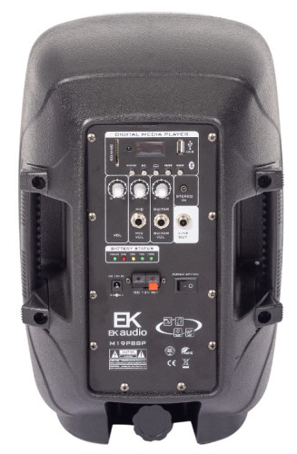 Enceinte portable EK AUDIO M19 PB 8" batterie rechargeable 120W