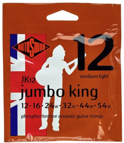 Cordes de guitare acoustique ROTOSOUND JK12 12-54