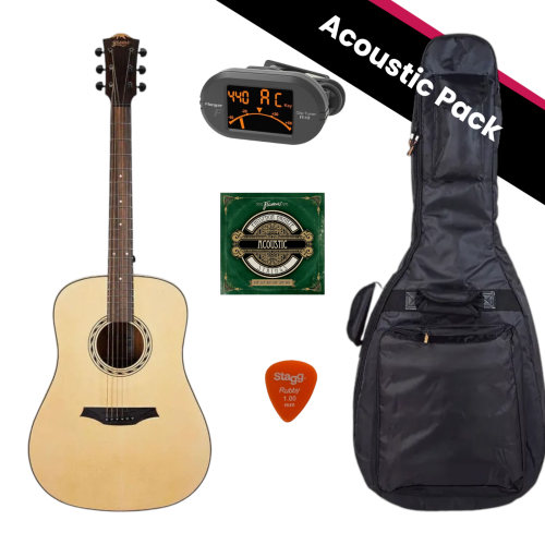 Pack guitarra acústica BROMO AA1