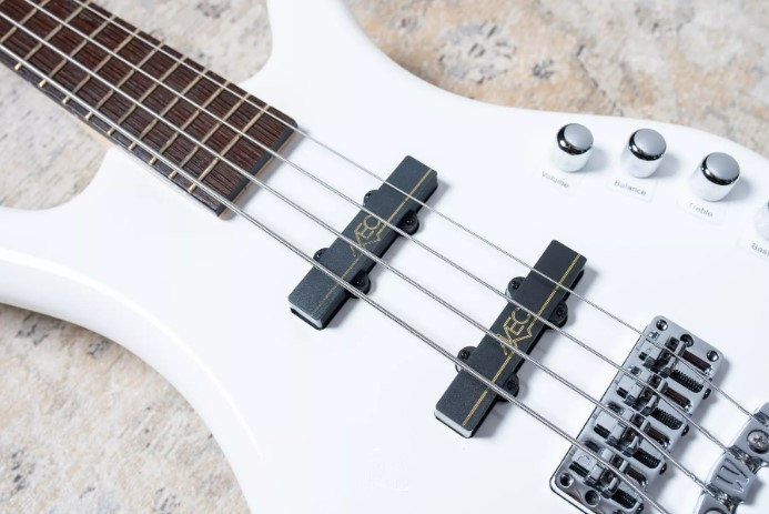 Baix WARWICK Rockbass Corvette Basic 4 cordes Solid White High Polish