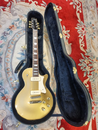 Guitarra elèctrica HERITAGE Custom Shop Special H-150 Gold Top Throbak P90