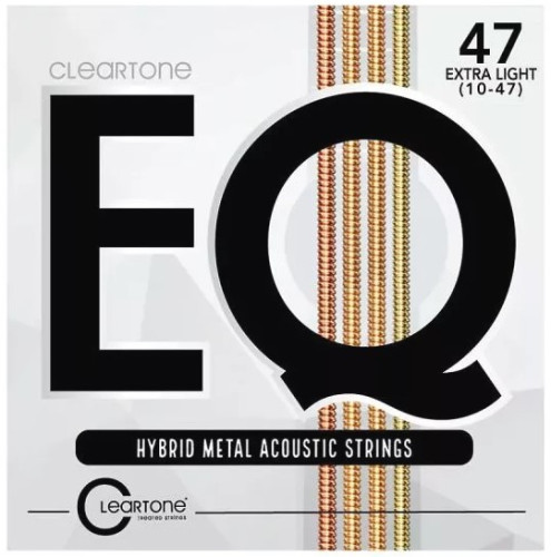 Cordes CLEARTONE EQ 10-47 Acoustic Strings Hybrid Metal Extra Light