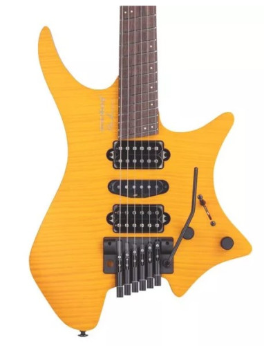 Guitare électrique STRANDBERG Boden Fusion NX 6 Ambre Jaune