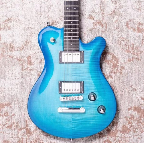 Guitarra elèctrica FRAMUS D-Series Panthera Supreme – Ocean Blue Burst Transparent