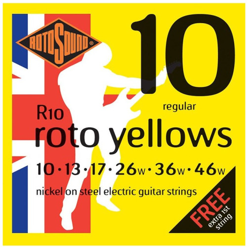 Cordes guitarra elèctrica ROTOSOUND R10R 10-46