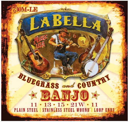 Cuerdas LA BELLA 730M-BE - Banjo 5cd