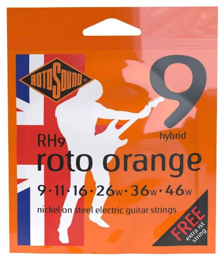 Cuerdas guitarra eléctrica ROTOSOUND RH9 09-46