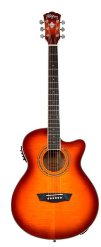 Guitare electroacoustique WASHBURN Festival EA15 Ice Tea Burst