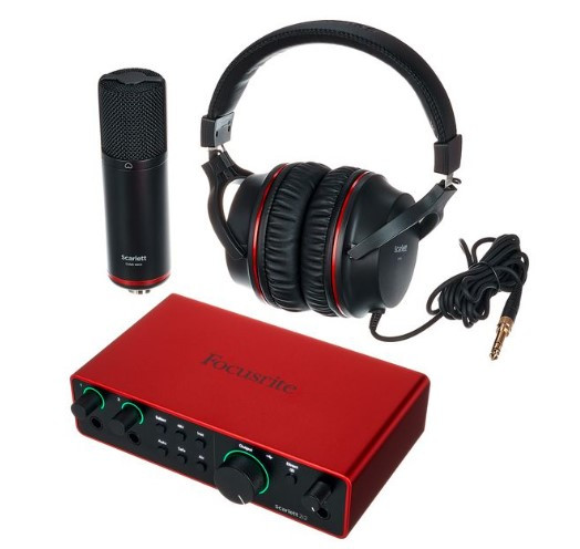 Pack FOCUSRITE Scarlett 2i2 Studio 4th Gen.