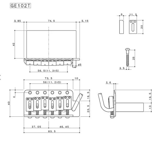 Tremolo GOTOH GE102T