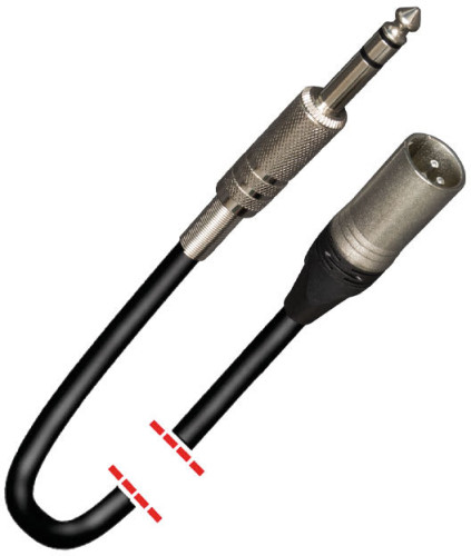 Cable jack stereo mascle a XLR mascle MK 43 2
