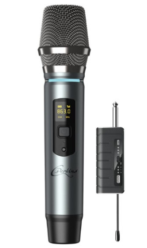 Micrófono inalámbrico PERKINS UHF con receptor - MIC-PRO-HF