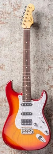 Guitare électrique TOKAI Strato AST114 SH HDC Dark Cherry