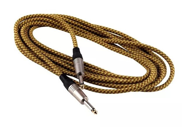 Cable d'instrument ROCKCABLE RCL 30253 TC D/Gold, 3mt