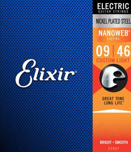 Cuerdas ELIXIR Nanoweb Nickel Plated Steel 09-46