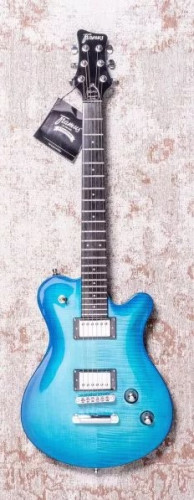 Guitare électrique FRAMUS D-Series Panthera Supreme – Ocean Blue Burst Transparent