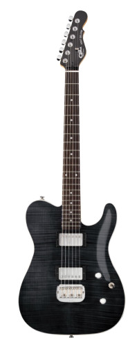 Guitarra Eléctrica G&L Asat Deluxe RW Trans Black