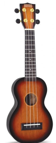 Ukulele soprano MAHALO MJ13TS Java Sunburst