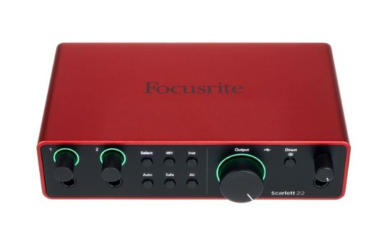 Pack FOCUSRITE Scarlett 2i2 Studio 4th Gen.