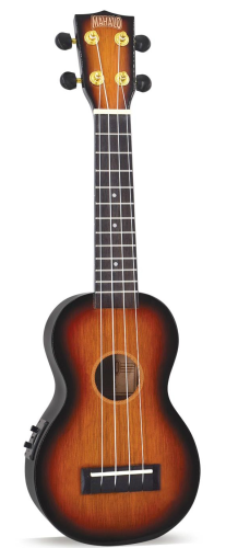 Ukulele electroacústico soprano MAHALO MJ1VT3TS Java Sunburst