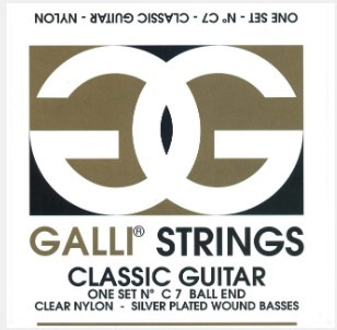 Cuerdas guitarra clásica GALLI STRINGS Tensión Normal (BALL END)