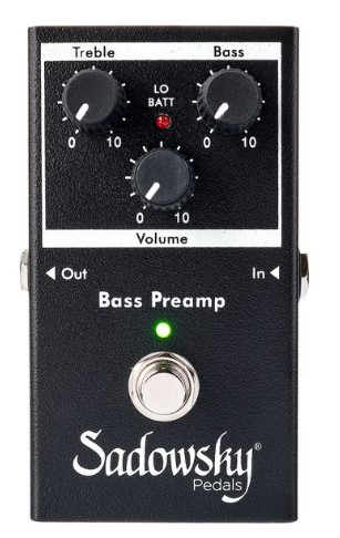 Pédale SADOWSKY SBP-2 Bass Preamp V2