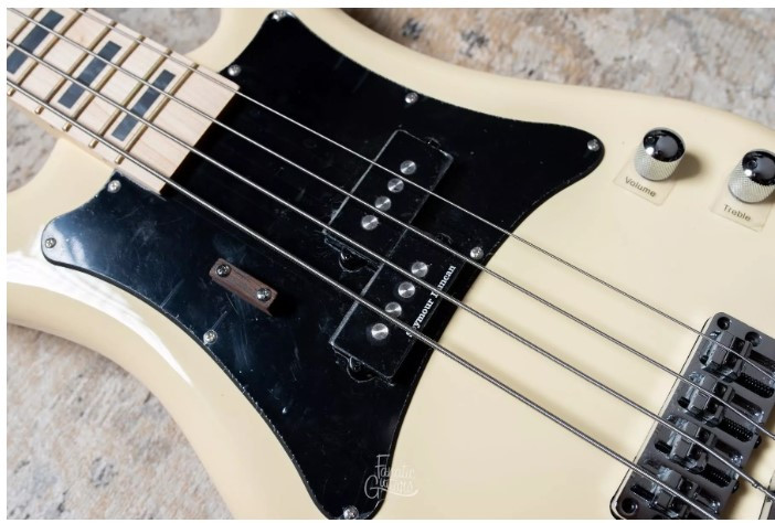 Bajo WARWICK RockBass Artist Line Adam Clayton, 4-String - Solid Creme White High Polish