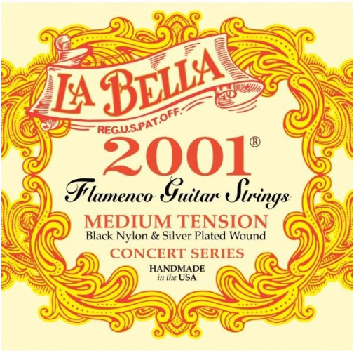 Cuerdas LA BELLA Flamenco B2001FM Tensión Média