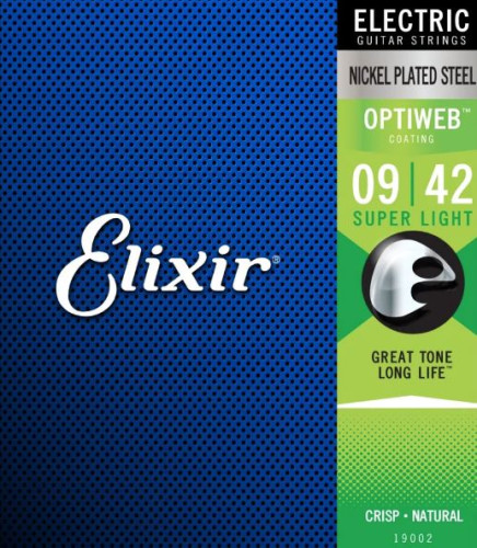 Cuerdas ELIXIR Optiweb Nickel Plated Steel 09-42