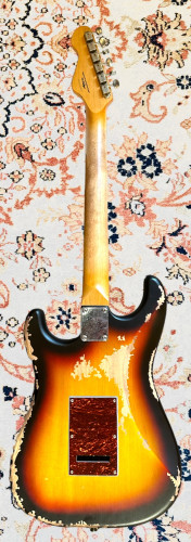 Guitarra elèctrica VINTAGE V6 HSS Icon Aged Gloss Relic - Sunset Sunburst