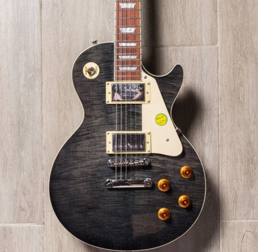 Guitare électrique TOKAI Les Paul UALS62 Transparent Black