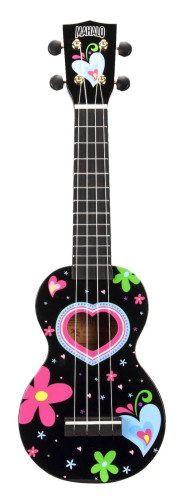 Ukulele soprano MAHALO MA1HEBK Corazón Negro