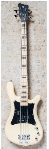 Bajo WARWICK RockBass Artist Line Adam Clayton, 4-String - Solid Creme White High Polish