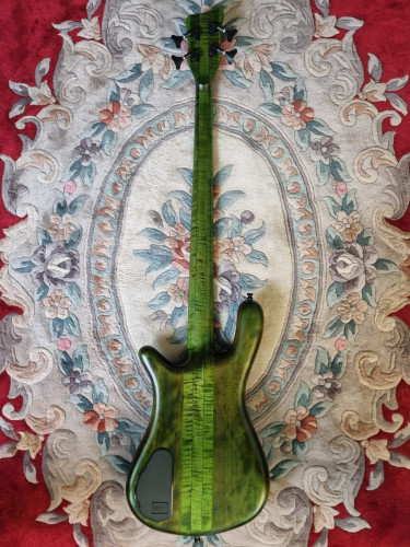 Basse WARWICK Teambuilt Pro Series Streamer Stage I, 4 – Emeraude Green Transparent Satin