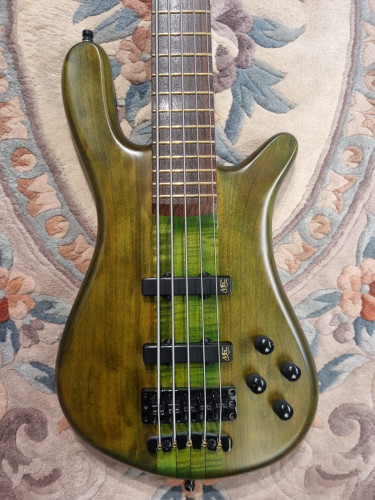 Baix WARWICK Teambuilt Pro Series Streamer Stage I, 5 – Emeraude Green Transparent Satin