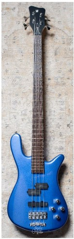 Bajo WARWICK RockBass Streamer LX, 4c - Metallic Blue High Polish