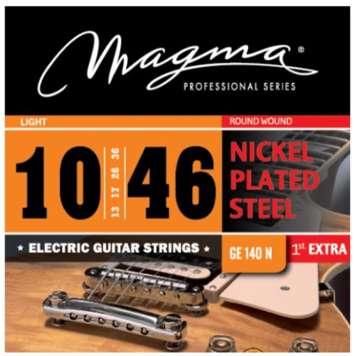 Cuerdas guitarra eléctrica MAGMA GE140N