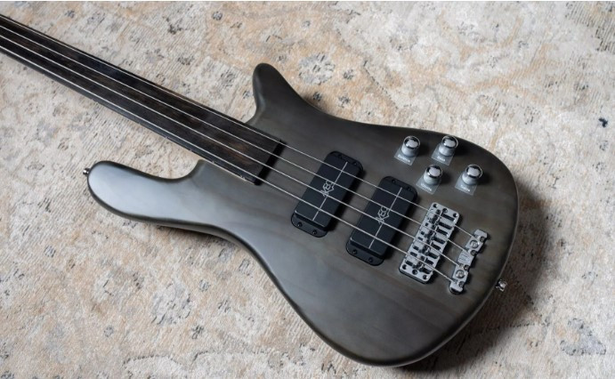 Baix WARWICK RockBass Streamer STD, 4 Cordes, Fretless - Nirvana Black TS