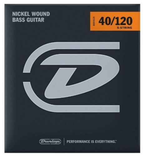 Cuerdas DUNLOP DBN40120 Nickel Wound 40-120