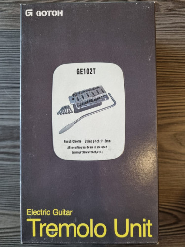 Tremolo GOTOH GE102T Chrome Guitarra eléctrica