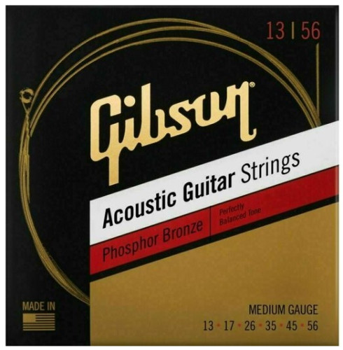 Cuerdas GIBSON 13-56 Acoustic Guitar - Phosphor Bronze