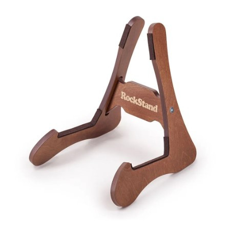 Soporte ROCKSTAND A-Frame para Guitarra/Bajo Acústico - Dark Brown - RS WO 20801 PLY DB