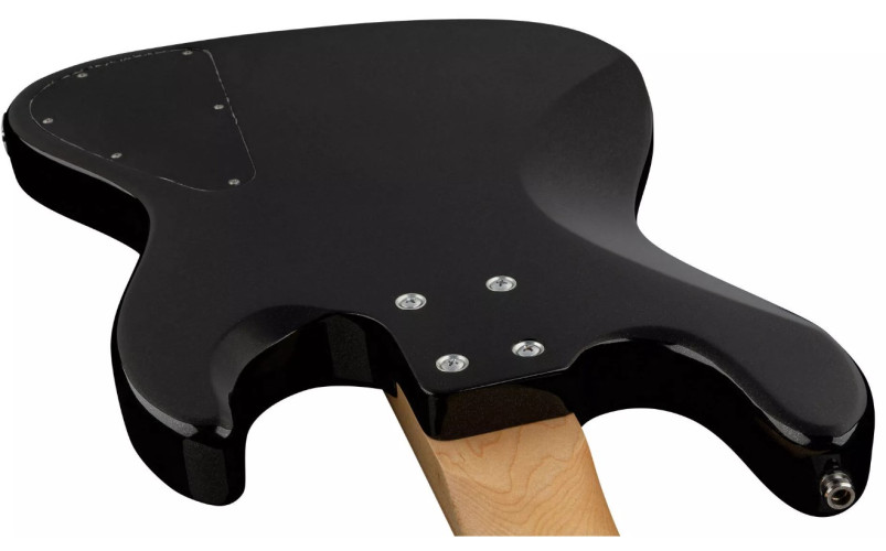 Basse SADOWSKY MetroExpress gaucher 21-4 PJ Maple - Solid Black High Polish