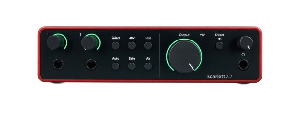 Pack FOCUSRITE Scarlett 2i2 Studio 4th Gen.