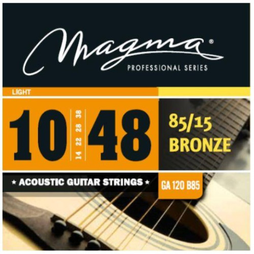 Cordes MAGMA 10-48 Guitare Acoustique Bronze 85/15