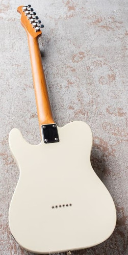 Guitare électrique BACCHUS Universe Series Tele Roasted P-90 - Old White