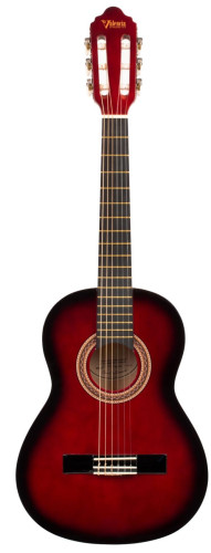 Guitarra Clàssica VALENCIA VC102RDS 1/2 Red Burst